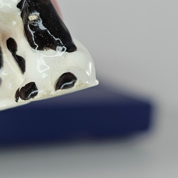 Hagen Renaker Cocker Spaniel Puppy Seated Black & White Miniature Figurine - Picture 9 of 10